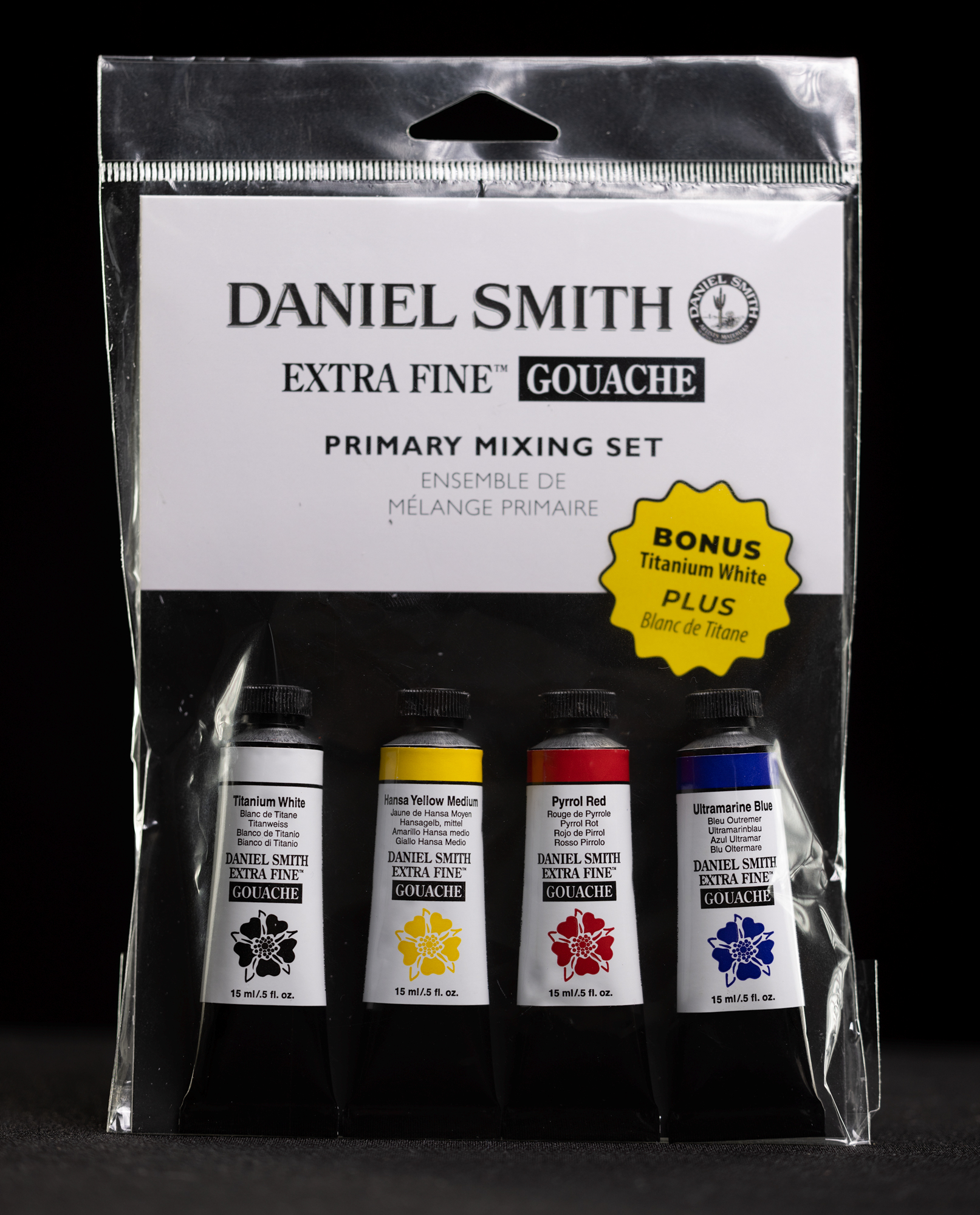 Daniel Smith - Gouache 15ml Primary Mixing Set with 4 Colours