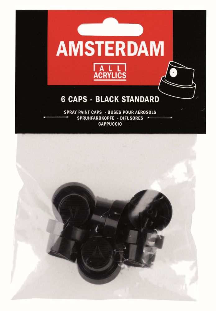 spr-hk-pfe-schwarz Amsterdam Spray Caps Black Standard