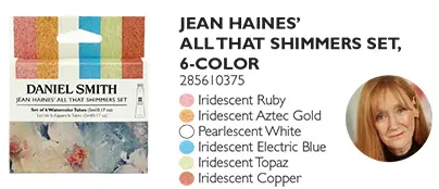 Daniel Smith Jean Haines All That Shimmers set - 5ml x 6 Tuben