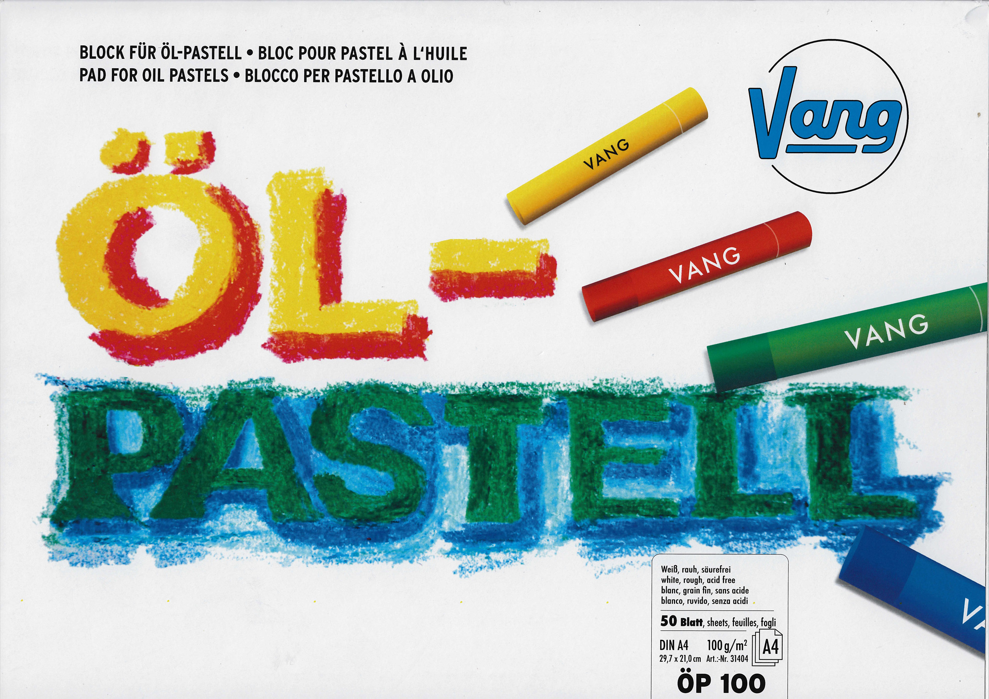 Vang oil pastelblock 100g (Jaxon)