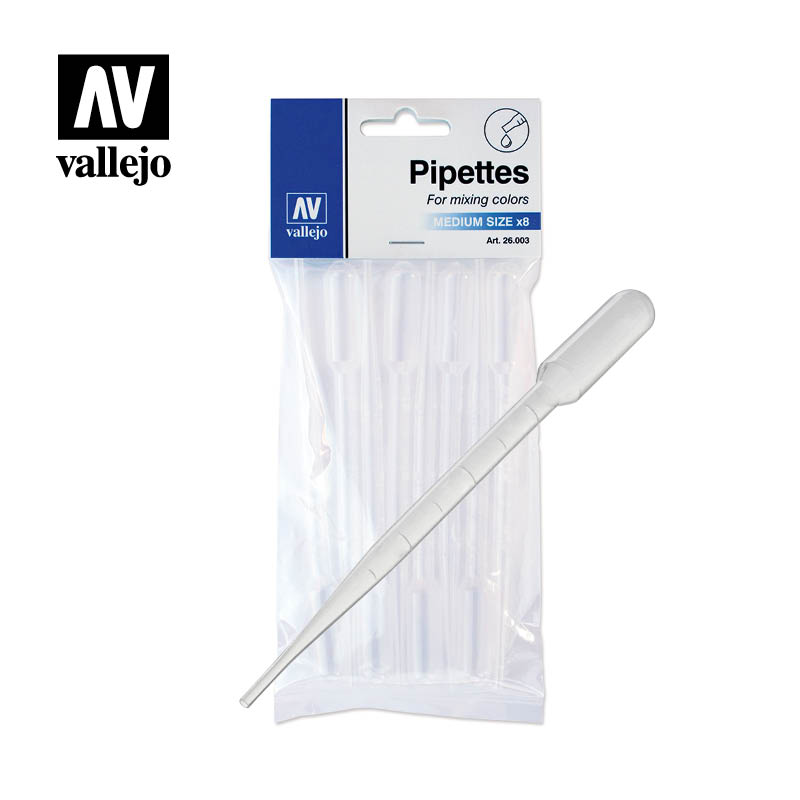 Vallejo Pipettes 3 ml./0.10 fl.oz. (8 Stk)