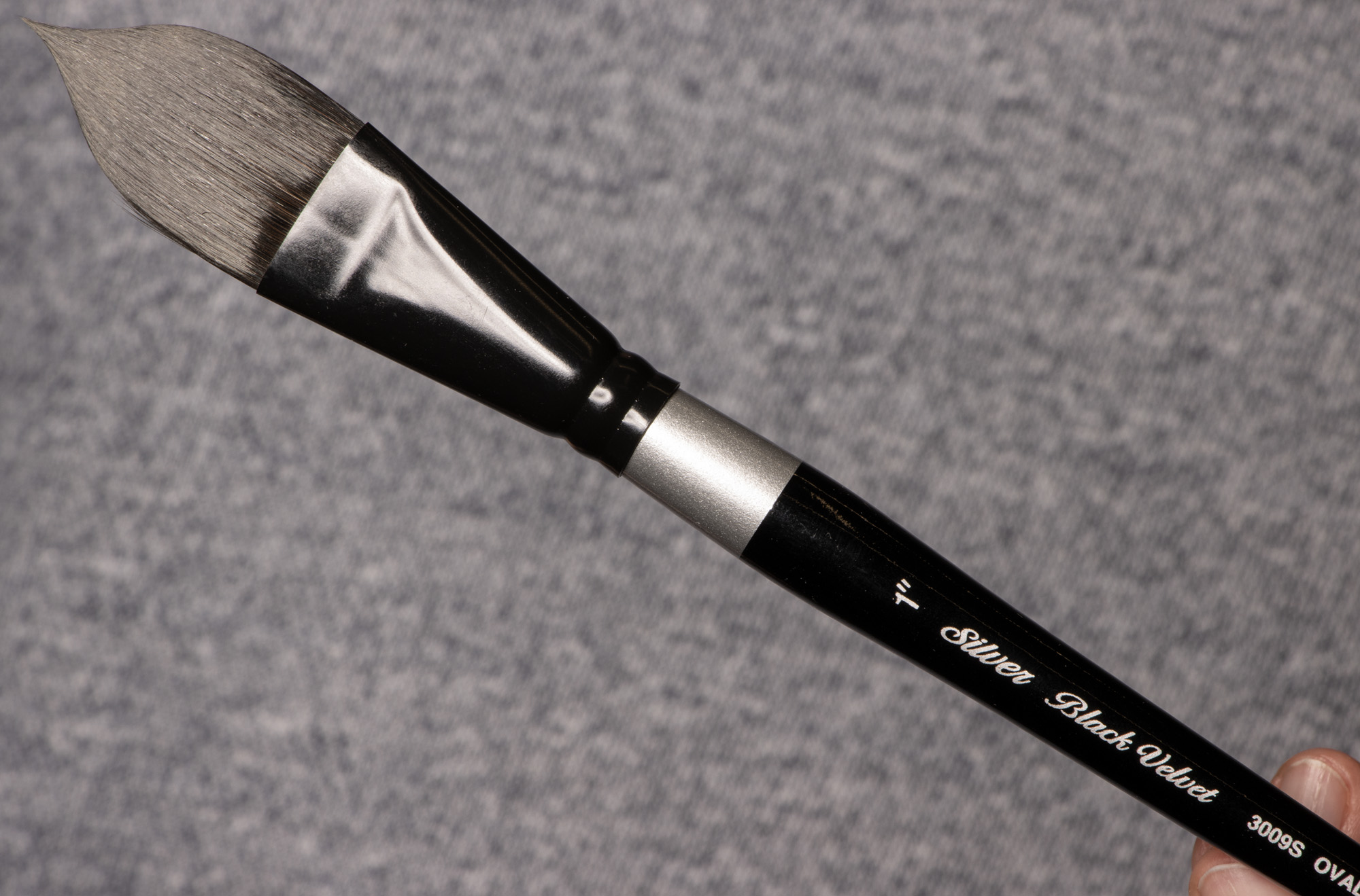 Silver Brush Black Velvet 3009S Oval Wash