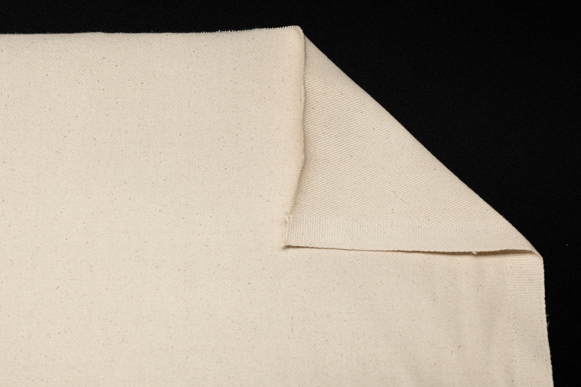 _S9A8046 Unprimed cotton with twill weave 375g/m², 2.20 m width