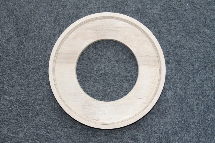 Kreis unbespannt aus Holz