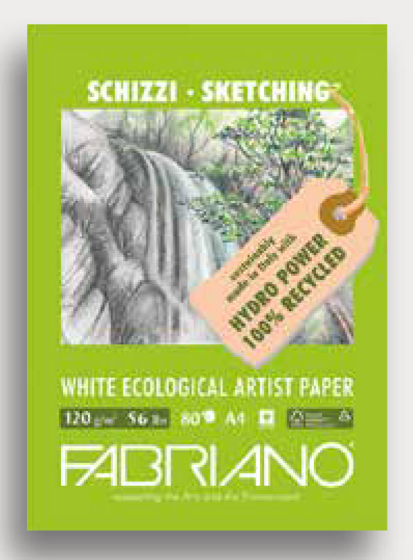 Fabriano White ECOLOGICAL Artist Paper