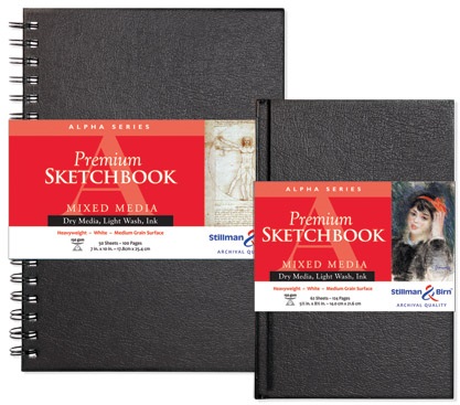 alphasoftbound Stillman and Birn Skizzenbuch ALPHA gebunden 150g 62 Blatt