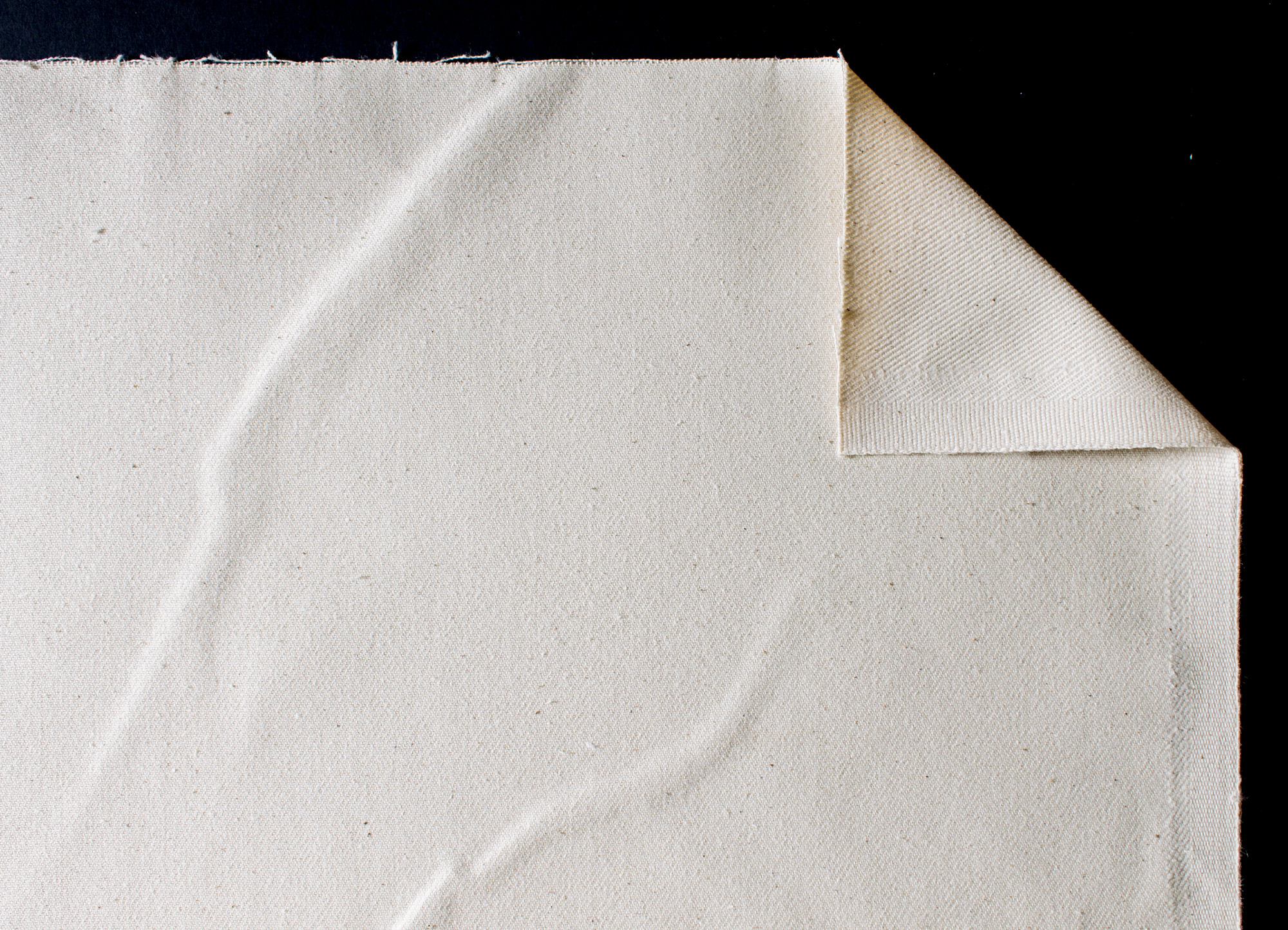 10636 Unprimed cotton with twill weave 380g/m² 1,60 m width, No. 380