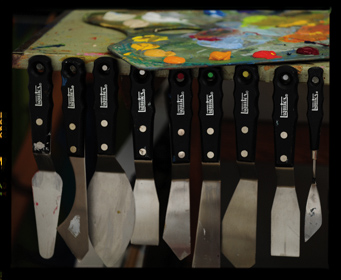 knives2 Liquitex - Grosse Malmesser (Malspachtel Gross)