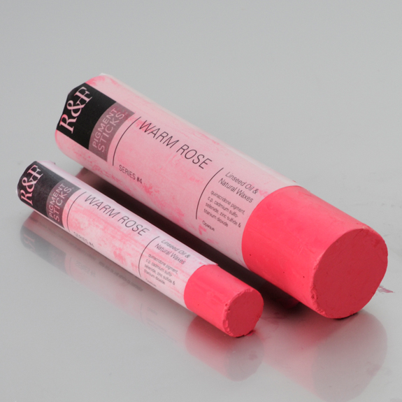 ps_2-sizes_sticks_warmrose R&F Pigment Sticks