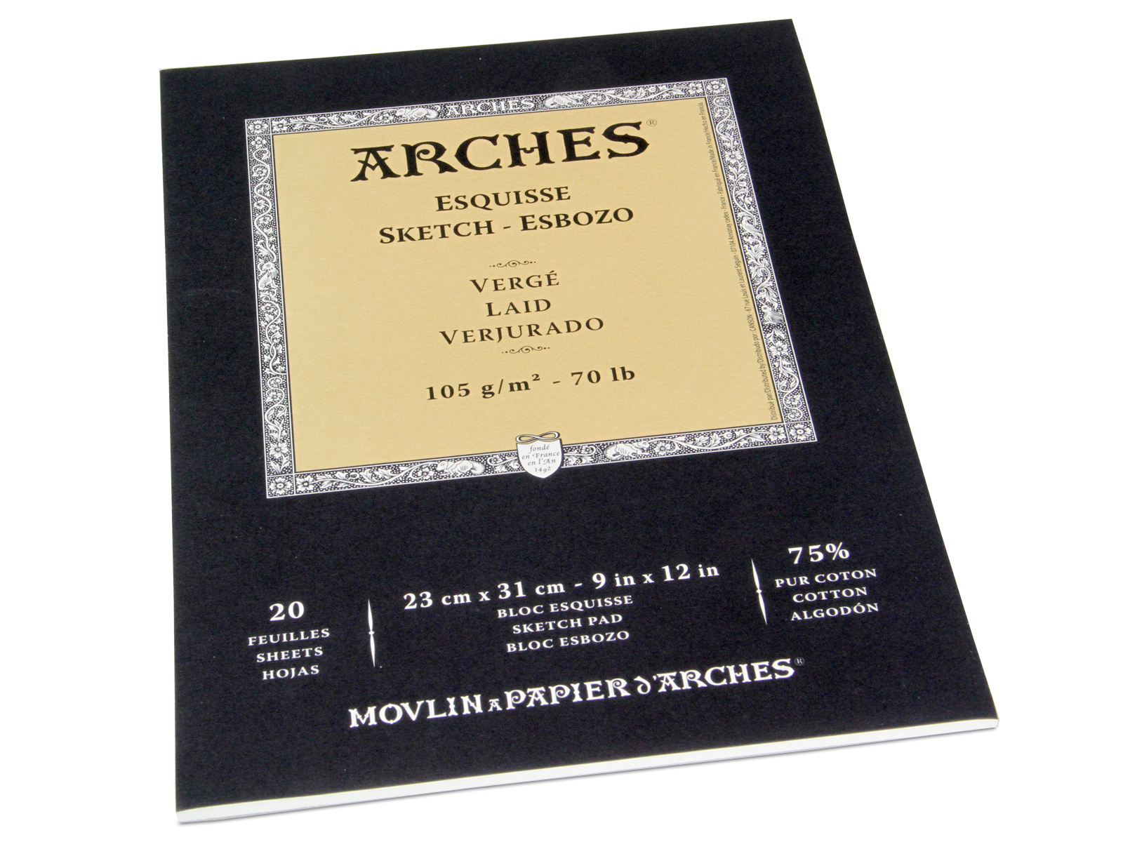 Arches Esquisse Laid Sketch Pad 105g