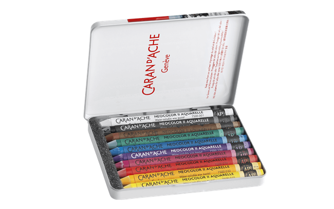 Neocolor-II-10-set-b Caran dAche Neocolor II Set