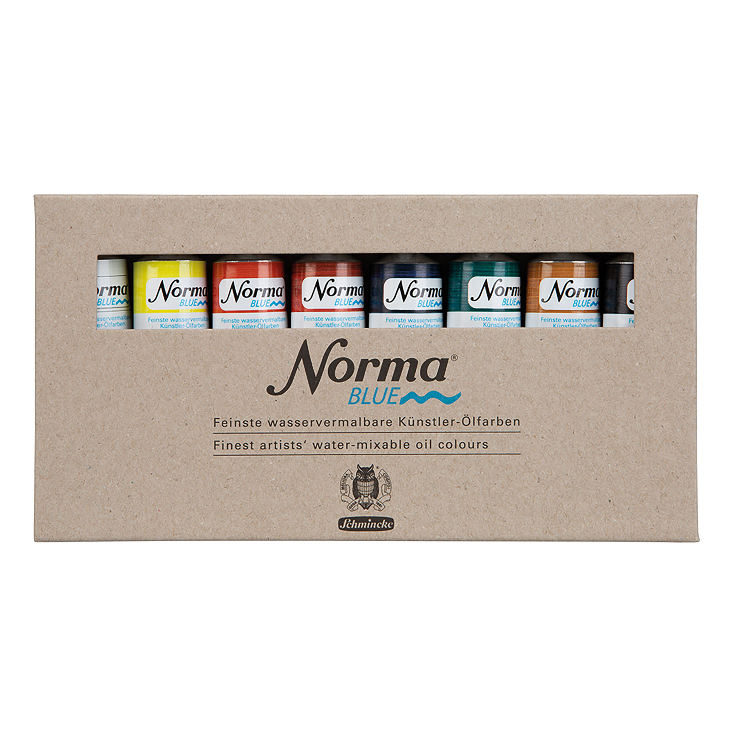 Schmincke NORMA Blue water-mixable oilcolours Set