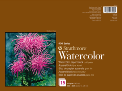 004Gun2dSdIFP4eR Strathmore 400 Watercolor paper Bogen 300g 55.9 x 76.2 cm (4731) 25er Pack