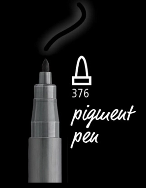 Staedtler Pigment Pen 376 Intense Black 1.0