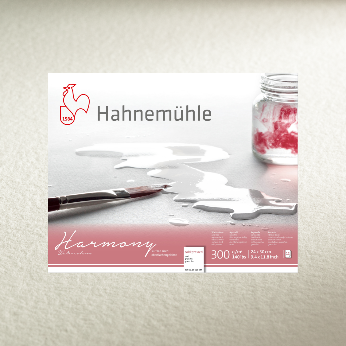 Hahnemuehle_Harmony_Watercolour_cold_pressed Hahnemuhle Harmony Watercolour Rolle