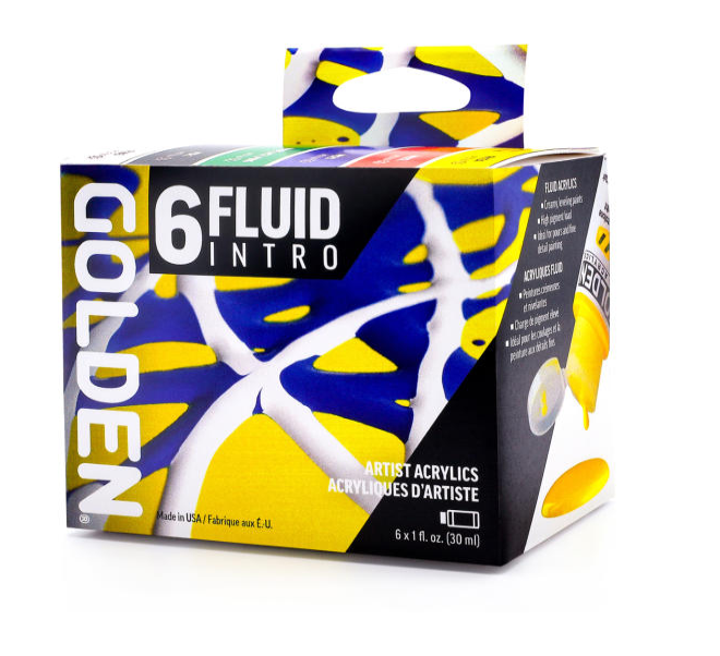 Golden 6 Acrylic Fluid Intro Set 060