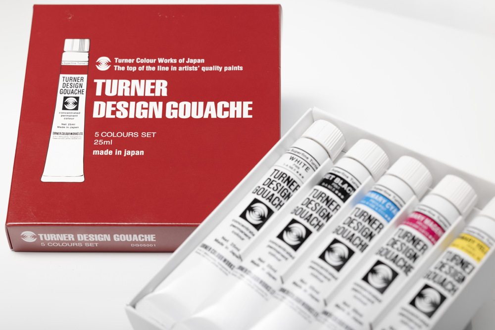 Turner Design Gouache Set 5 x 25ml
