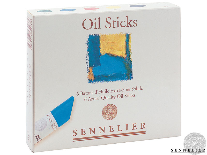 Sennelier Etui of 6 Oilsticks 38ml