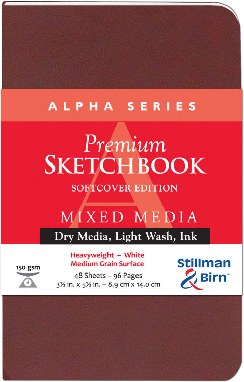 Stillman und Birn Skizzenbuch ALPHA Softcover 150g 96 Seiten